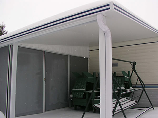 Patio Enclosure for Soft Vinyl Roof
